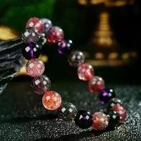 ราคา สร้อยข้อมือคริสตัล ซุปเปอร์เจ็ด ซุปเปอร์สวย หลากสี (ม่วง แดง เหลือง ทอง สตอเบอรี่ ดอกไม้) เหมาะสำหรับเป็นของขวัญ (1732219005161539322)