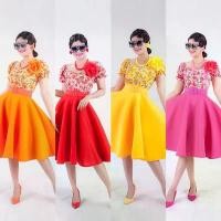 ราคา ชุดย้อนยุค ชุดทองกวาว ครบเซต เสื้อ+กระโปรง+เข็มขัด+สร้อยคอ+ดอกไม้+ต่างหู ฟรีไซส์ ผ้าโฟม ยืดหยุ่น สำหรับงานวัดและงานย้อนยุค (1732737453324010838)