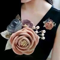 ราคา เข็มกลัดเกาหลี ดอกไม้ ผ้า ดอกไม้ ผ้าคลุมไหล่ มืออาชีพ ตะขอ เสื้อกันหนาว เสื้อโค้ท เข็มกลัด สง่างาม เครื่องประดับเสื้อผ้า คอปก (1733334292228769160)
