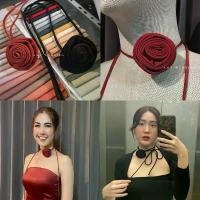 ราคา Rose Choker : โชคเกอร์ กุหลาบ ดอกไม้ งานตัดทางร้าน คําแนะนําผลิตภัณฑ์ใหม่ของเดือนนี้ สร้อย โชคลาภ เพื่อ โอน ใหม่ ช่อ (1732293301748598218)