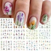 ราคา สติ๊กเกอร์ติดเล็บดอกไม้ 12 แผ่น สติ๊กเกอร์ติดเล็บลิลลี่ฤดูร้อน สติ๊กเกอร์ติดเล็บโอนน้ำ อุปกรณ์ทำเล็บ การออกแบบที่มีสีสัน ดอกไม้ กล้วยไม้ และผีเสื้อ อุปกรณ์ทำเล็บ สำหรับผู้หญิง ตกแต่งเล็บ (173217207321