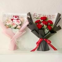 ราคา ของขวัญรับปริญญา, เส้นด้ายคาร์เนชั่นถักด้วยมือ, ช่อดอกไม้ถัก, ช่อดอกไม้ประดิษฐ์สำเร็จรูป, ช่อดอกไม้ผสม, เหมาะสำหรับของขวัญวันแม่, ดอกไม้ (1731250909371336344)