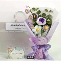 ราคา ช่อดอกไม้ประดิษฐ์ถือมือ ดอกไม้แห้ง ช่อดอกไม้ถักมือ ด้ายถักมือ ดอกไม้ปลอม ดอกไม้แห้ง ของขวัญโรแมนติกวันวาเลนไทน์สำหรับเพื่อนๆ (1733339498189980816)