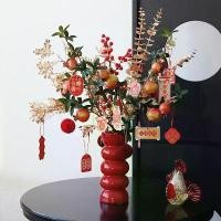 ราคา ดอกไม้วันส่งท้ายปีเก่า, ผลไม้สีแดง, ตกแต่งทับทิม, ดอกไม้เทียม, แจกัน, ดอกไม้ปลอม, ตกแต่งโต๊ะในห้องนั่งเล่น, การจัดดอกไม้, ธีมปีใหม่ (1733192379184809893)