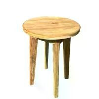 ราคา โต๊ะวางต้นไม้ โต๊ะข้างโซฟา โต๊ะวางของ โต๊ะข้างเตียง ทำจากไม้สักแท้ (1731743794465835716)