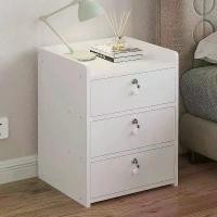 ราคา ขายดี ขายร้อน HM ตู้หัวเตียง ตู้ข้างเตียง โต๊ะข้างเตียง พร้อมตัวล็อค ดกะทัดรัดพร้อมลิ้นชัก ประกอบง่าย (1733481161642181891)