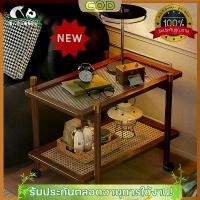 ราคา ✹【รับประกันตลอดชีพ】รถเข็นสองชั้น โต๊ะกาแฟ ตู้ข้างเตียง โต๊ะกลางโซฟา โต๊ะข้างเตียง โต๊ะวางของโซฟา อเนกประสงค์✴ (1733385960269907295)