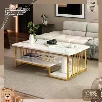 ราคา โต๊ะกลางโซฟา โต๊ะกาแฟ โต๊ะรับแขก โต๊ะห้องนั่งเล่น สีขาวลายหินอ่อนและสีดำลายหินอ่อน พร้อมส่งทันที (1731840472194319897)