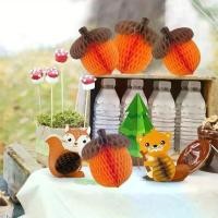 ราคา เครื่องประดับแขวนกรวย 3 มิติ แพ็ค 6 ชิ้น ตกแต่งต้นไม้จริง เหมาะสำหรับฤดูใบไม้ร่วง วันเกิด และงานเฉลิมฉลองงานแต่งงาน ลูกบอลน้ำผึ้งกระดาษ เหมาะสำหรับบ้าน โต๊ะอาหาร และงานปาร์ตี้ตามธีมกระรอก (17319658736