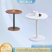 ราคา [COD] โต๊ะอาหาร Neikia, โต๊ะบาร์, โต๊ะกาแฟไม้กลม, โต๊ะกลม, โต๊ะประชุม, โต๊ะไม้เนื้อแข็ง, มีความมั่นคงสูง, ขาเหล็กทั้งหมด, สูง 74 ซม. (1733101348960568488)