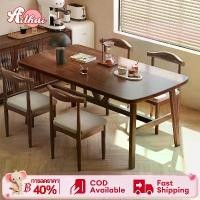 ราคา แนะนำ แนะนำ ATH โต๊ะอาหาร โต๊ะทานอาหารในครัว140cm โต๊ะอาหารไม้ ชุดโต๊ะกินข้าว 6 ที่นั่ง เรียบง่ายทันสมัย ชุดโต๊ะอเนกประสงค์ ลายไม้ ไม้เนิ้อแข็ง โต๊ะทานข้าวTikTok (1732455916545869405)