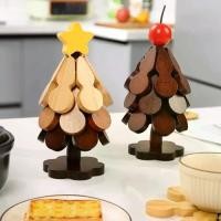 ราคา แผ่นกันความร้อน แบบพับได้ แผ่นรองแก้วต้นคริสต์มาส ป้องกันการลวก ทนความร้อน แผ่นฉนวนกันความร้อนสำหรับจาน ไม่ลื่น ครัวเรือน แผ่นฉนวนกันความร้อน โต๊ะอาหาร (1733307503788655887)