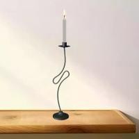 ราคา เชิงเทียนเหล็กหล่อ เครื่องประดับตกแต่ง งานฝีมือ สไตล์ชนบท ขาตั้งเทียนเสา เหมาะสำหรับงานตกแต่งบ้าน แกนกลาง โต๊ะอาหาร และกิจกรรม (1731566426515015174)