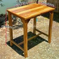 ราคา โต๊ะไม้สัก โต๊ะอาหาร ขนาด50*70*75 (1731209296972907680)