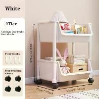 ราคา รถเข็นมือถือแบบพกพาขนาดใหญ่ มีชั้นวางที่ถอดออกได้และที่เก็บของ 2/3 ชั้น ทำจากพลาสติกทนทาน รถเข็นแบบกลิ้งพร้อม 4 ล้อและ 4 ตะขอ เหมาะสำหรับบ้าน สำนักงาน ร้านขายของชำ และของใช้ในห้อ (1732723985038804988)