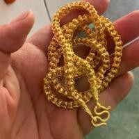 ราคา สร้อยคอทองหุ้มเม็ดข้าวโพด2บ.ฟรี กล่อง ตะขอ (1731361699309979240)