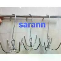 ราคา [พร้อมส่ง] ตะขอ 4 แฉก ตะขอแขวนหมู ที่แขวนหมู แขวนเนื้อ แขวนบ๊ะจ่าง (1732147115604674198)