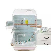 ราคา กรงนก มองเห็นได้ ปักลายนกวินเทจและดอกโบตั๋น ตาโต เหมาะสำหรับนกแก้วเสือผิวและนกแก้ว Xuanfeng ขนาดใหญ่ สไตล์วิลล่า หัว กรงนก ตะขอ ใหญ่ กรงนกหัวจุก 13 ซี่ กรง นกกรงหัวจุก พร้อม อุปกรณ์ (17327293108472720