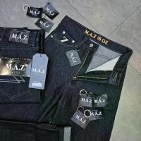 ราคา ยีนส์กระบอกกลาง ปั้นเฟด(ดีเทลใหม่)MAZผ้าดิบ 16ออนซ์ แถมป้ายห้อย+ตะขอ ขายดี (1733180740377871428)
