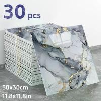ราคา สติ๊กเกอร์ติดผนังกระเบื้องเทียม, กันความชื้น, ด้านล่างอลูมิเนียมฟอยล์, ลายหินอ่อน, โฟมกาวในตัว, วอลล์เปเปอร์, ตกแต่งห้องครัวและห้องน้ำ แผ่นปูพื้นห้องน่ํา สติกเกอร์ติดผนังห้องครัว (1731419160195466420)