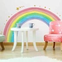 ราคา สติ๊กเกอร์ติดผนังสีรุ้ง ขนาดใหญ่ สำหรับตกแต่งห้องเด็ก วอลล์เปเปอร์ สติ๊กเกอร์ลายดาวสีรุ้งยักษ์ เหมาะสำหรับภาพจิตรกรรมฝาผนัง สถานรับเลี้ยงเด็ก สติ๊กเกอร์ Chambre Fille (1731891939974220289)