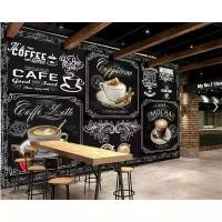 ราคา กระดานดำย้อนยุคที่กำหนดเอง วอลล์เปเปอร์จัดเลี้ยงกาแฟ ร้านกาแฟ ร้านอาหาร พื้นหลัง ภาพจิตรกรรมฝาผนัง ตกแต่งอุตสาหกรรม วอลล์เปเปอร์ (1729864253412378970)