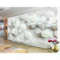 ราคา วอลล์เปเปอร์ 3 มิติที่เรียบง่าย, ดอกโบตั๋นสีขาวสเตอริโอ, ปรับแต่งได้, ภาพจิตรกรรมฝาผนัง, เหมาะสำหรับพื้นหลังทีวีในห้องนั่งเล่นและห้องนอน, สติ๊กเกอร์ตกแต่งผนังบ้าน (1730545833985215410)