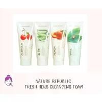 ราคา Nature Republic fresh herb cleansing foam โฟมล้างหน้า เนเจอร์ รีพับลิค 170 ml (1732905223734265155)