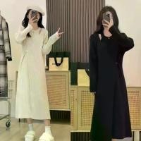 ราคา 2/เดรส/Setสายเดี่ยว/เกาะอกไหมพรมKnit /เดรสสายเดี่ยวสุดเซ็กซี่ /เดรสสาย/ชุดไปทะเลแขนยาว/เสื้อคลุมหนา ชุดด้านใน ฤดูใบไม้ร่วงและฤดูหนาว ฝรั่งเศส แขนยาว ถัก เสื้อกันหนาว Bottoming ชุดซ่อนท้อง ชุดเชือกแข (