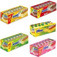 ราคา ขนม เอลเซ่ Ellse ยกกล่อง เลเยอร์เค้ก สอดไส้ครีม รสชาติ ใบเตย วานิลา ช็อคโกแลต สตรอเบอร์รี่ กล้อมหอม (1733359263011210370)