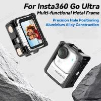 ราคา โครงโลหะแบบกรงสำหรับ Insta 360 GO Ultra เคส/ตัวครอบป้องกันพร้อมขาตั้งแฟลช (Cold Shoe Mount) สำหรับอุปกรณ์เสริม Insta 360 GO Ultra (1734141936883369171)