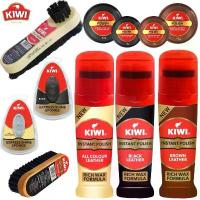 ราคา KIWI Shoe Polish/Brush กีวี ผลิตภัณฑ์ขัดรองเท้า เคลือบเงารองเท้าหนัง สีดำ กับ สีน้ำตาล (1734305425020782008)