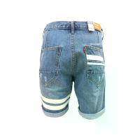 ราคา [พร้อมส่ง] JUST JEANS Men's Shorts กางเกงยีนส์ขาสั้นชายสีบลูฟอกสนิมแต่งขาด แถบหนังขาว Size 28-42 รับชำระปลายทาง (1733598737090512847)