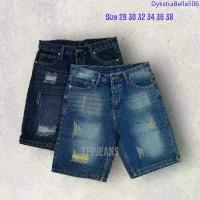 ราคา JEANSEXPRESS Shorts Jeans กางเกงยีนส์ขาสั้นชาย ทรงเหนือเข่า แต่งขาดเซอร์ มี2 สี เป้าซิป Size 28-38 รับชำระปลายทาง คลังสินค้า (1733348103416284637)