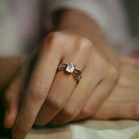 ราคา Rectangular crystal ring-silver s925 (1733552827188151401)