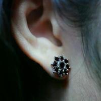 ราคา Garnet princess earring-silver s925 (1733605248967279721)