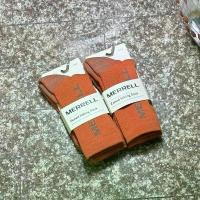 ราคา ถุงเท้าวิ่ง Merrell Zoned Hiking Crew Socks ORANGE (M) (1734067418628130052)