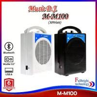 ราคา [COD] [tiktok]Music d.j. M-M100 Wireless Amplifier Rechargeable Portable Speaker/Bluetooth/USB/SD/FM/Mic ลำโพงช่วยสอน/ตู้ช่วยสอน รองรับบลูทูธ กำลังขับ 35 วัตต์ แถมฟรี ไมค์ลอย/ไมค (1734244949936735684)