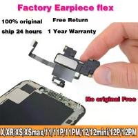 ราคา compatible withOriginal Earpiece Speaker for iPhone X XR XS Max 11 12 Pro Max Mini Parts Flexible Cable Sensor Nearby Light No Face ID Assembly (1733961794942568429)