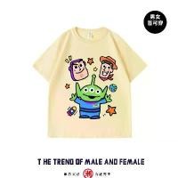 ราคา Toy Story Buzz Lightyear Same Style Short Sleeve Unisex/Couple T-Shirt Hong Kong Style T-Shirt Class Uniform Trendy (1734256427546936386)