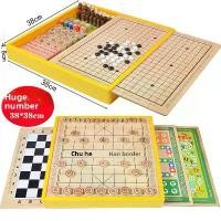ราคา Backgammon Flying Chess Chess Checkers Animal Chess Multifunctional Chessboard Children's Board Game Interactive Educational Toy (1734155194280346988)