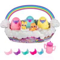 ราคา Hatchimals Alive, Neon Rainbow Spring Basket Toy (Styles May Vary), 3 Self-Hatching Easter Eggs, Gifts & Stocking Stuffers for Girls & Boys Ages 3 & up (1734104788058015248)