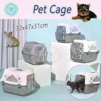 ราคา [จัดส่งทันที] กรงเดินทาง Pet Cage for Travel กรงขึ้นเครื่องบิน กรงสัตว์เลี้ยง กรงแมว กรงหมา กรงสุนัข ขนาด 32x47x31cm (1734138222549894265)