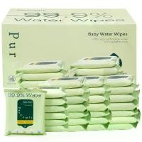 ราคา PurComfy Baby Wipes Unscented, 42 Travel Pack 99.9% Water Wipes with Plant Based, Hypoallergenic for Sensitive Newborn Skin, Total 336 Count Wet Wipes (1733820160156206380)