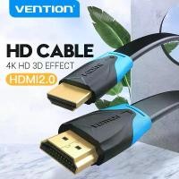 ราคา Vention HDMI Cable Flat HDMI 2.0 Cable 4K 60Hz 3D Effect High Speed HDMI Male To HDMI Male Cable Flat HDMI Wire For Laptop PC TV Box To HDTV LCD Projector HDMI Cable 0.75m 1m 1.5m 2m 3m 5m 8m 10m (173