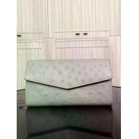 ราคา กระเป๋าสตางค์ Wallet on Strap หนังนกกระจอกเทศ แบรนด์ Elias & Eloise สีเทา (1734279046246795162)