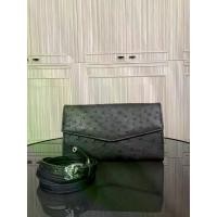 ราคา กระเป๋าสตางค์ Wallet on Strap หนังนกกระจอกเทศ แบรนด์ Elias & Eloise สีดำ (1734278676856473498)