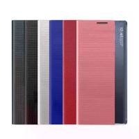 ราคา TH. ESHOPPE {Sent from Thailand} Samsung Galaxy Note20 - Ultra Original Fashion Side Window View Flip Wallet Cover Leather For Samsung Galaxy Note 20 Ultra Flip Cover คุณภาพสูง (1734109494321907171)