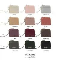 ราคา SALE: Sweet Palettes กระเป๋าหนังแท้ Charlotte Pouch Wallet (1734013309609150311)