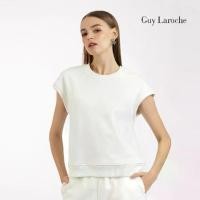 ราคา Guy Laroche Jersey Crop top white เสื้อยืด เจอร์ซีย์ ครอป ท็อป แขนเลย สีขาว G9YZWH (1734280359950845745)